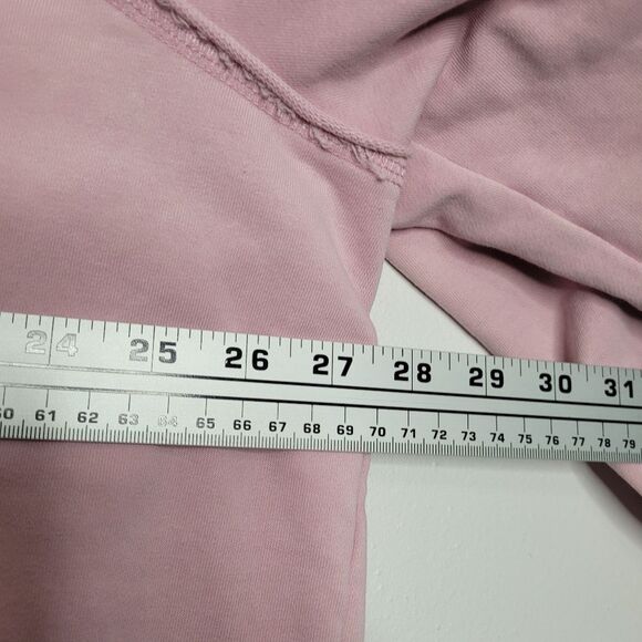 Bluevelvet pink oversized star plaid patch distressed v neck pullover Size Med - Picture 5 of 11